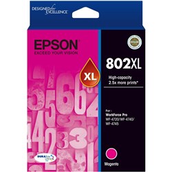 Epson 802XL Ink Cartridge High Yield Magenta