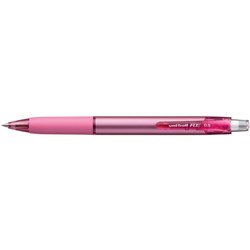 Uni-Ball URN180 RE Erasable Gel Rollerball Pen Retractable Fine 0.5mm Coral Pink