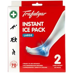 First Aider's Choice Instant Cold Pack Large Pack of 2