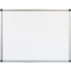 Rapidline Porcelain Whiteboard 1800W x 900mmH Aluminium Frame
