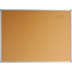 Rapidline Corkboard 1500W x 15D x 900mmH Aluminium Frame