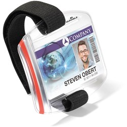 Durable ID Card Holder With Arm Band Pack Of 10