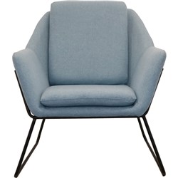 Rapidline Cardinal Lounge Chair 1 Seater 755W x 800D x 870mmH Light Blue
