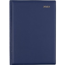 Collins Belmont Desk Diary A5 2 Days To Page Navy