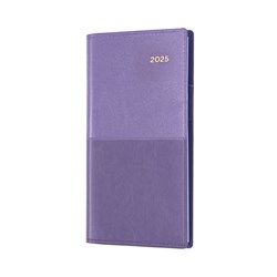 Collins Vanessa Slimline Diary B6/7 Week To View Landscape Purple