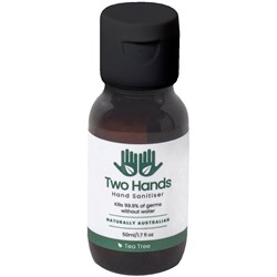 Two Hands Hand Sanitiser 50ml Gel 60% Alcohol