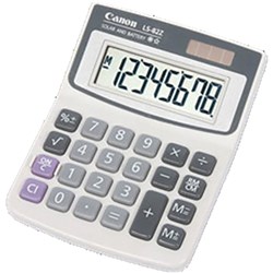 Canon LS82ZBL Mini Desktop Calculator 8 Digit Grey