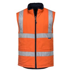 Portwest Hi-Vis Reversible Vest 5XL Orange