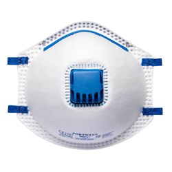Portwest FFP2 Valved Dust Mist Respirator White Pack Of 10