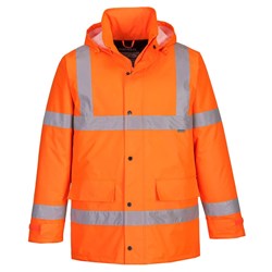 Portwest Hi-Vis Winter Traffic Jacket XL Orange