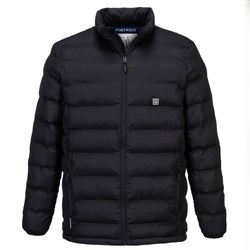 Portwest Ultrasonic Heated Tunnel Jacket 2XL Black
