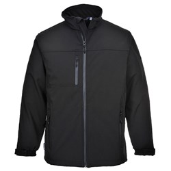 Portwest Softshell Jacket 3 Layer Small Black