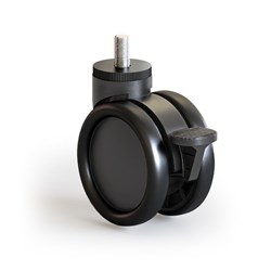 Rapidline Table Locking Castors With M8 Thread Black Set Of 4