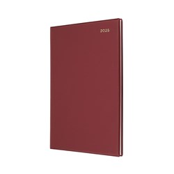 Collins Belmont Desk Diary A4 Week To View Burgundy