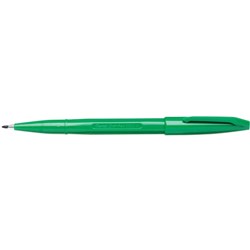 Pentel S520 Sign Pen Fibre Tip 0.8mm Green