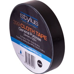 Stylus 399 Cloth Tape 24mmx25m Black