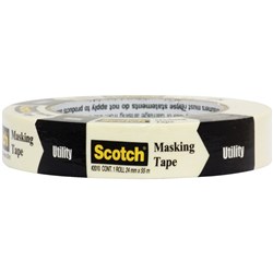Scotch 2010 Masking Tape 24mmx55m General Purpose Beige