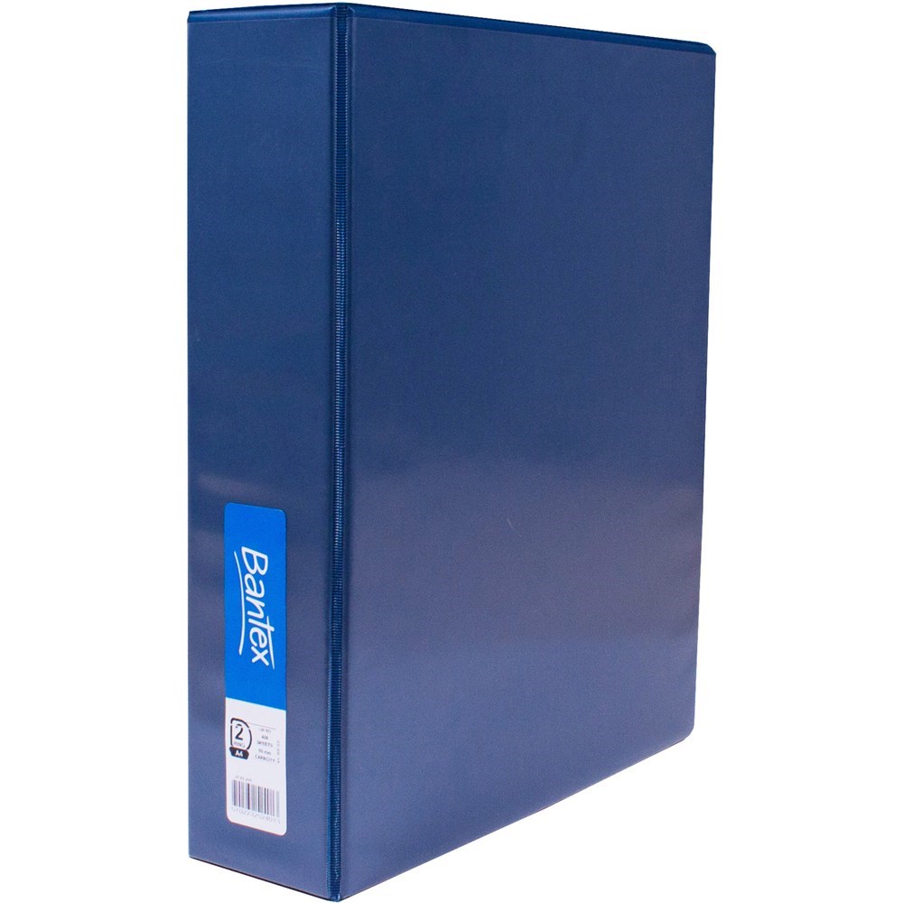 Binders & Folders Bantex Insert Binder A4 2D 50mm Blue Adelaide